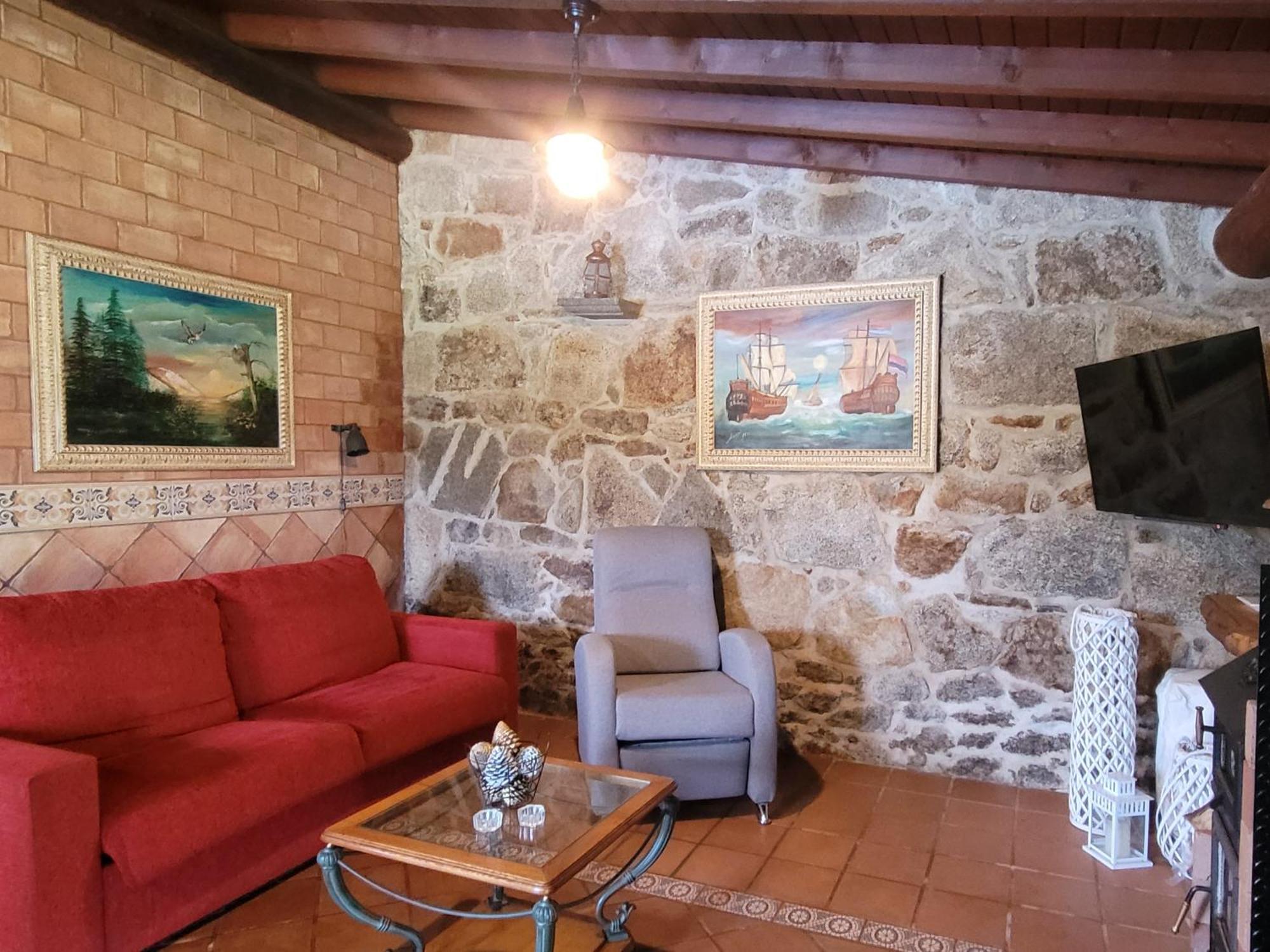 Casa Rústica Piscina, Apartadiño Pobra Do Caraminal Exterior foto